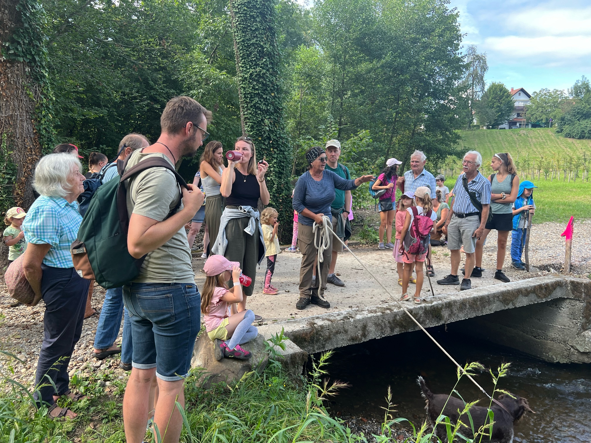Familienwanderung entlang des Kressbronner Nonnenbachs